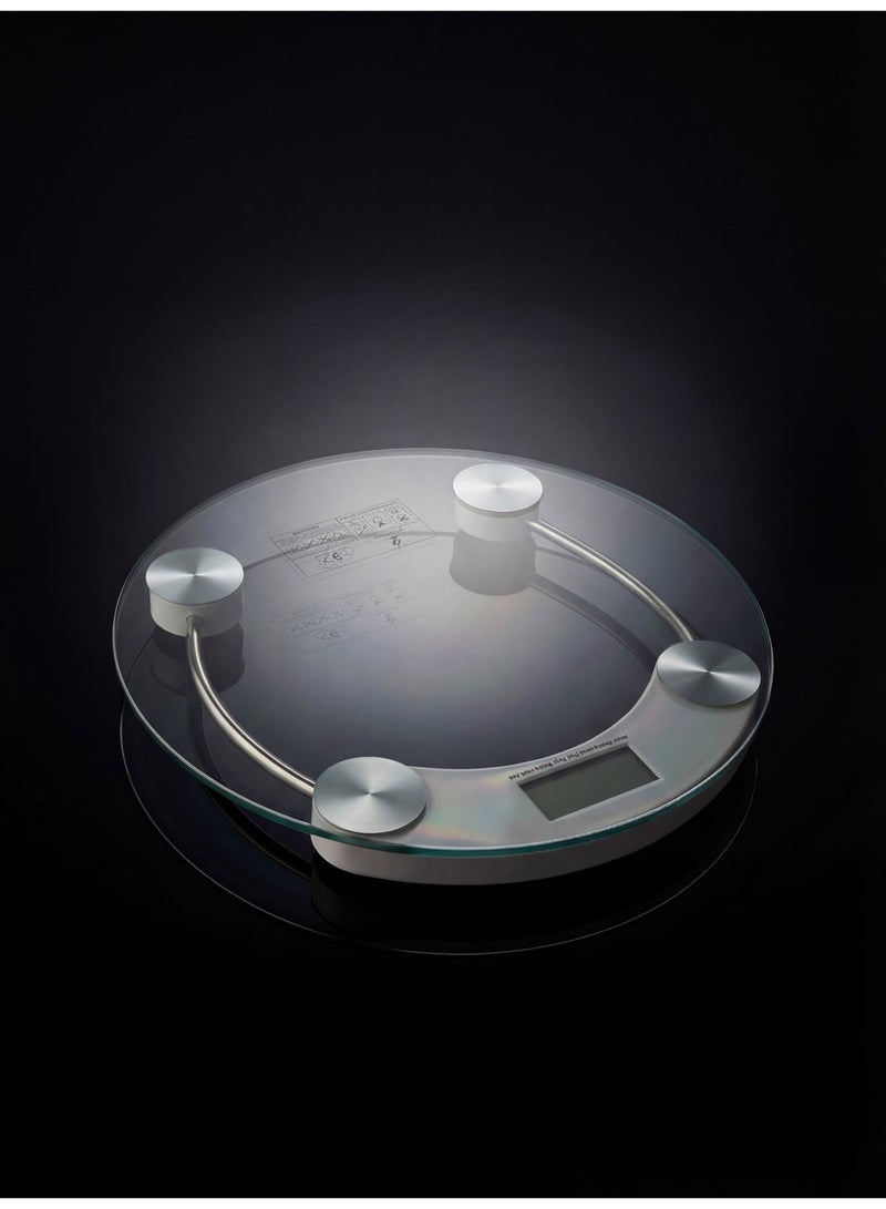 Focus 2011A1 Smart Digital Scale with Tempered Glass Platform, Backlit LCD Display, High Precision 180 kg/396 lbs, Dual Unit kg/lb, Step-On Technology, Auto-Off Function, Non-Slip Feet – Suitable for Home, Gym, Bathroom, Hotels - Image 2