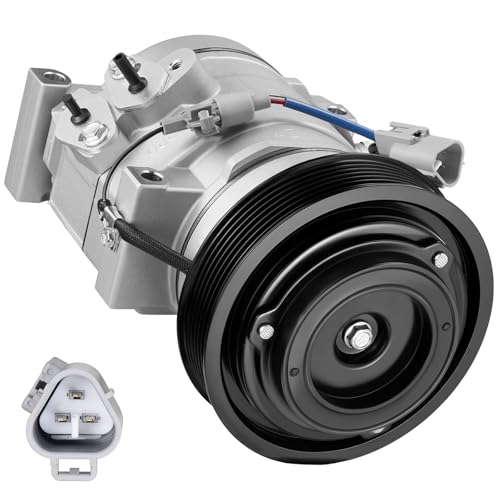 BDFHYK 78388 Air Conditioning A/C Compressor with Clutch Compatible with Toyota Solara 2002-2008, Highlander 2001-2007, Camry 2002 2003 2004 2005 2006, L4 2.4L - Image 1