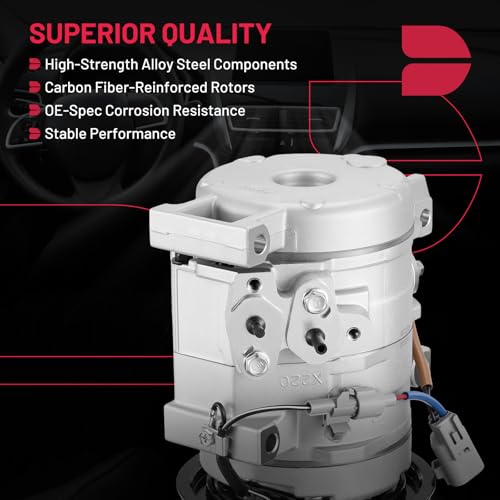BDFHYK 78388 Air Conditioning A/C Compressor with Clutch Compatible with Toyota Solara 2002-2008, Highlander 2001-2007, Camry 2002 2003 2004 2005 2006, L4 2.4L - Image 5
