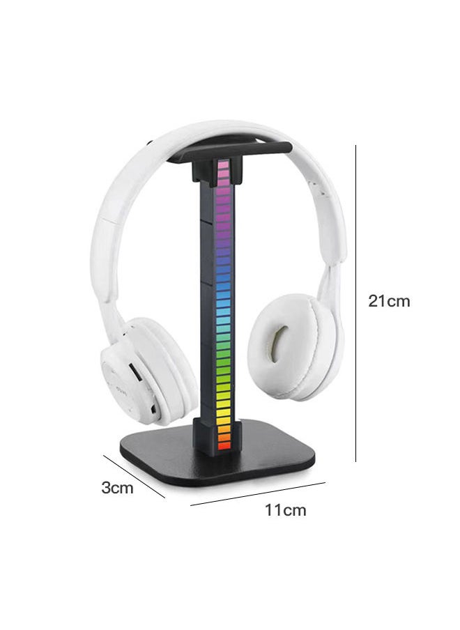 Sharpdo Luminous Game Headphone Stand Headphone Display Stand Detachable with USB Interface  - Image 5