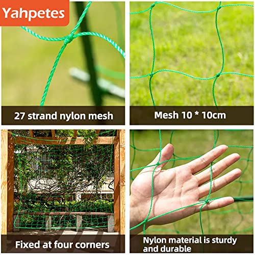 Yahpetes Garden Netting 1 Pcs Garden Climbing Net 6'X9' Plant Vine SupportClimb Net Heavy Duty Net Support for Climbing&Vining Plants (6'X9') - Image 4