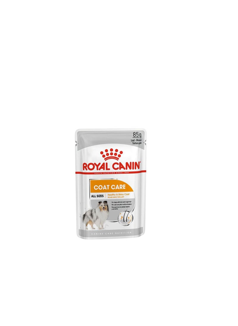 ROYAL CANIN Royal Canin Health Nutrition Coat Care Wet Food Pouches 85g 