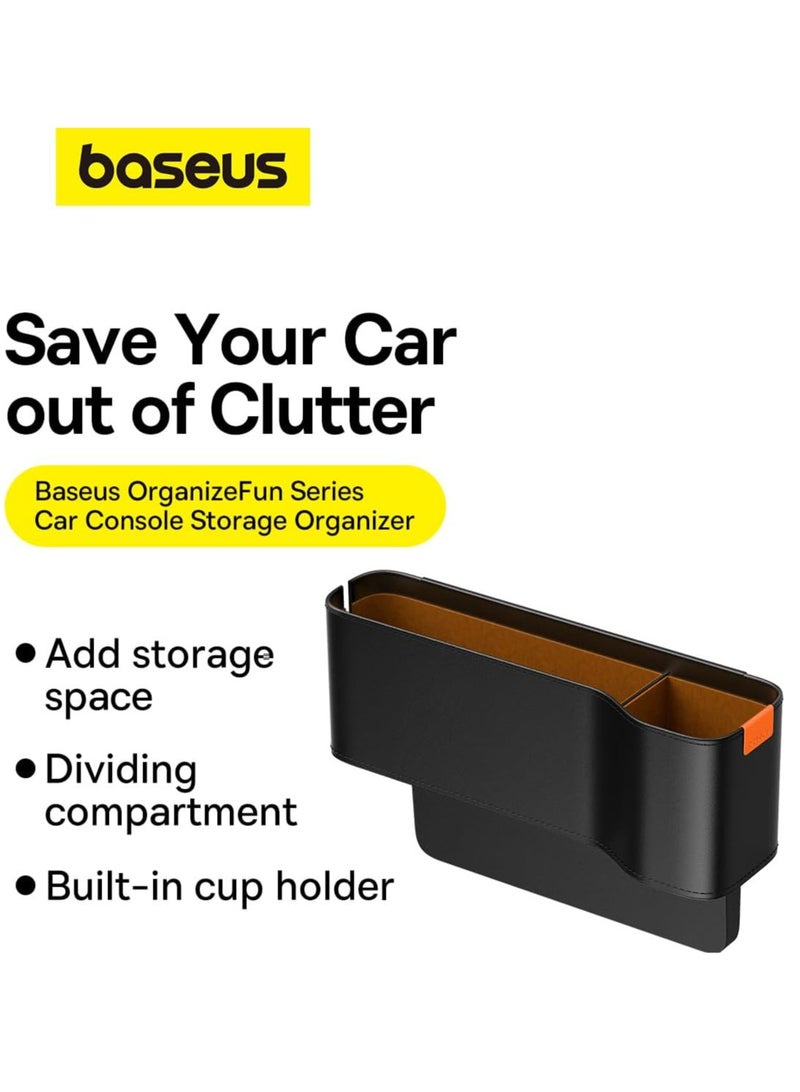Baseus Baseus OrganizeFun Series Car Console Storage Organizer Cluster Black  - Image 2