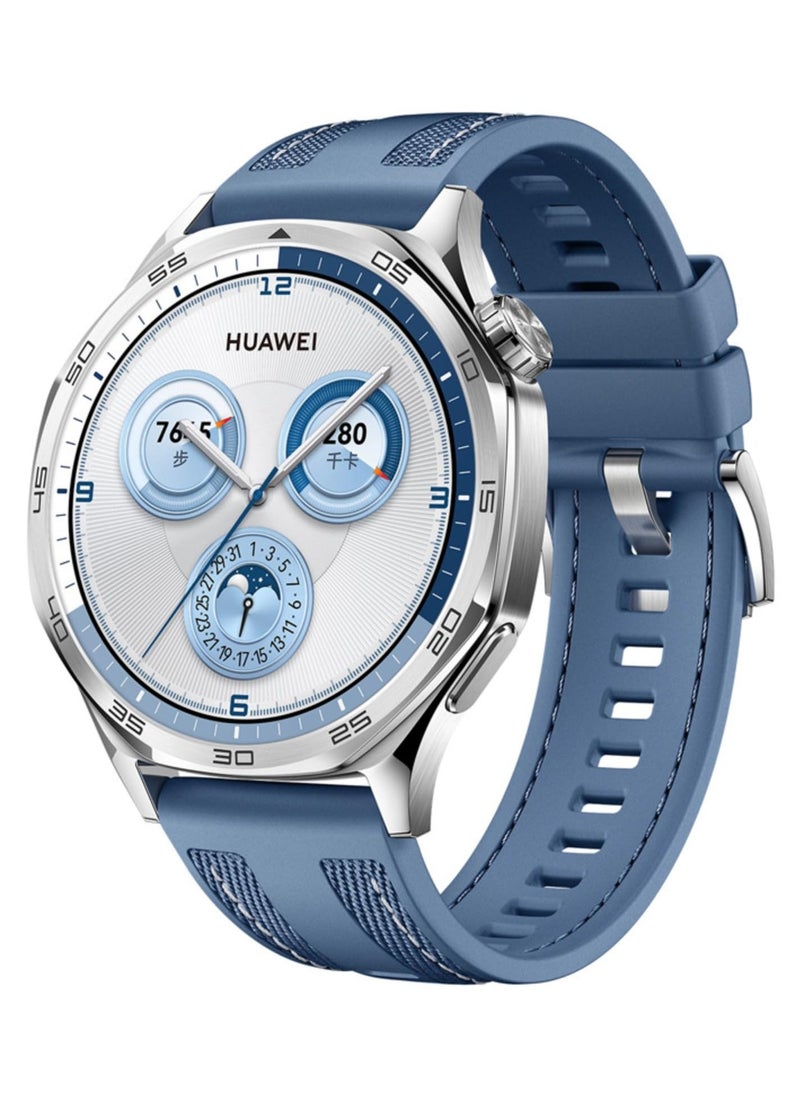 Anmi Band Compatible with Huawei Watch GT5/GT5 Pro 2024 46mm/GT4/GT4 Pro/GT3/G3 Pro 46mm/Huawei Watch 4/4 Pro Stap, 22mm Nylon Silicone Composite Material Replacement Strap Men Women  - Image 1