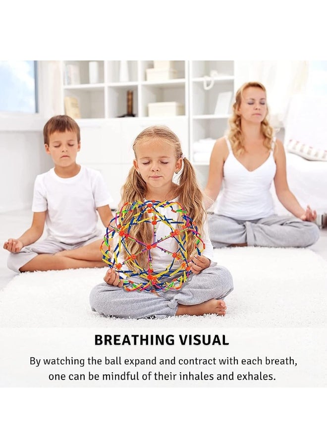 4E's Novelty 4E's Novelty Expandable Ball, Plastic Sensory Sphere for Kids and Adults  - Image 4