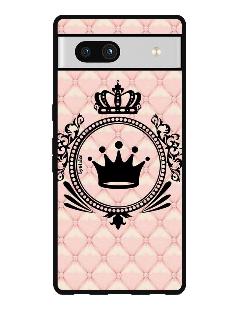 Theodor Protective Case Anti Scratch Shock Proof Bumper Cover For Google Pixel 7a Princess Crown - Image 1