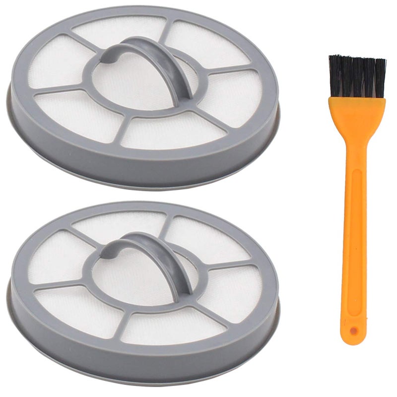 ApplianPar ApplianPar Pack of 2 Vacuum Filter with Brush Replacement for Eureka Airspeed EF7 AS3001A AS3008A AS3011A AS3030A Part  091541 