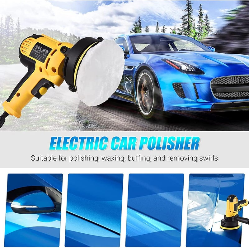 700W Polisher Machine Kit, Variable Speed Car Buffer Polisher, Home Diy Polisher Car Buffer Polisher Waxer Kit, For Car Sanding Polishing Waxing Sealing Glaze - Image 2