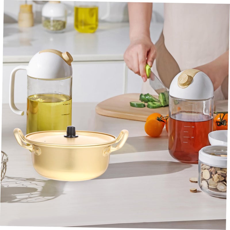 2 Piece Dual Handle Ramen Pot Set for Instant Noodles Ergonomic Household Cooking - Image 4