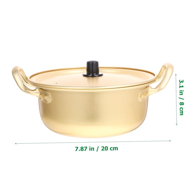2 Piece Dual Handle Ramen Pot Set for Instant Noodles Ergonomic Household Cooking - Image 3