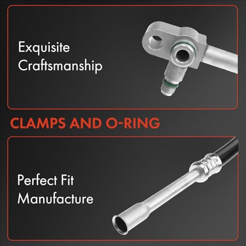 A-Premium A/C Discharge Line Hose Assembly Compatible with Jeep Grand Cherokee 1993-1997 L6 4.0L OHV, Compressor to Condenser - Image 3