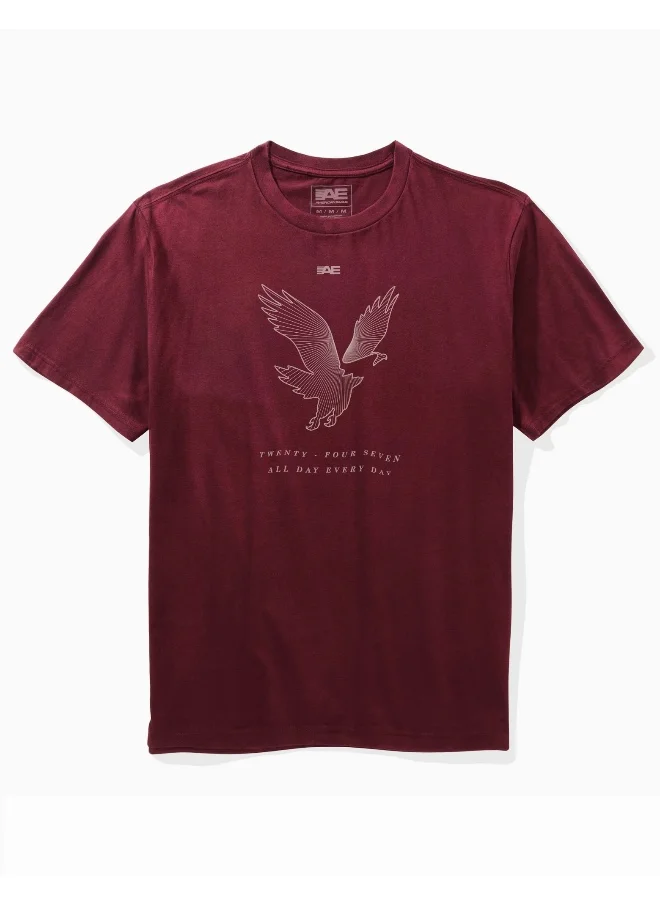 American Eagle Graphic Logo Crew Neck T-Shirt