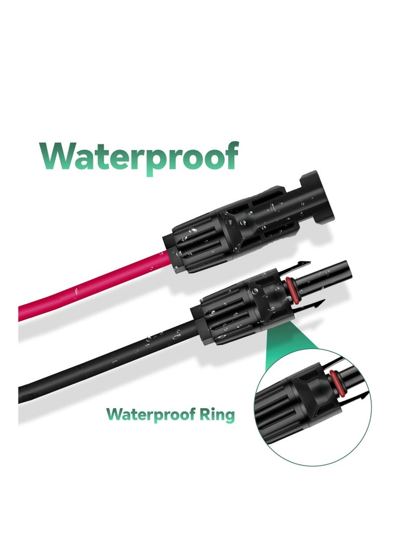 Zikra 6-in-1 Solar Connector Kit - Universal Solar Panel Adapter with Male and Female Connectors, Compatible with Solar Panels and Power Stations for Easy Installation. - Image 5