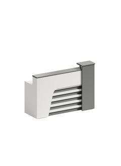 Neo Front Neo Front Reception Desk for office clinic corporate events retaurant Modern Area Banks Building Store Executive Dental Medical reception area tables furniture Grey/White TC-67816  - Image 1