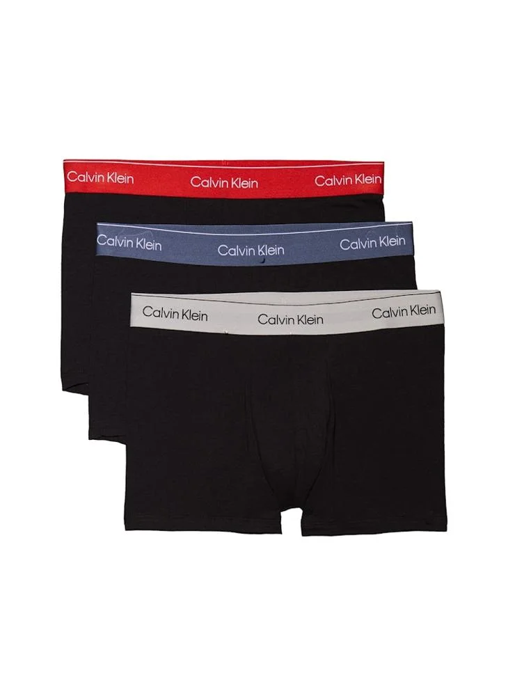 كالفن كلاين 3 Pack Logo Band Trunks