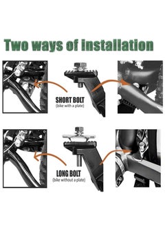NIBEMINENT Kickstand for Kids Bike, Bicycle Kickstands Center Mount 16 18 20 Inch Bicycles Adjustable Aluminum Alloy 16-18-20 inch Mountain Bike  - Image 3