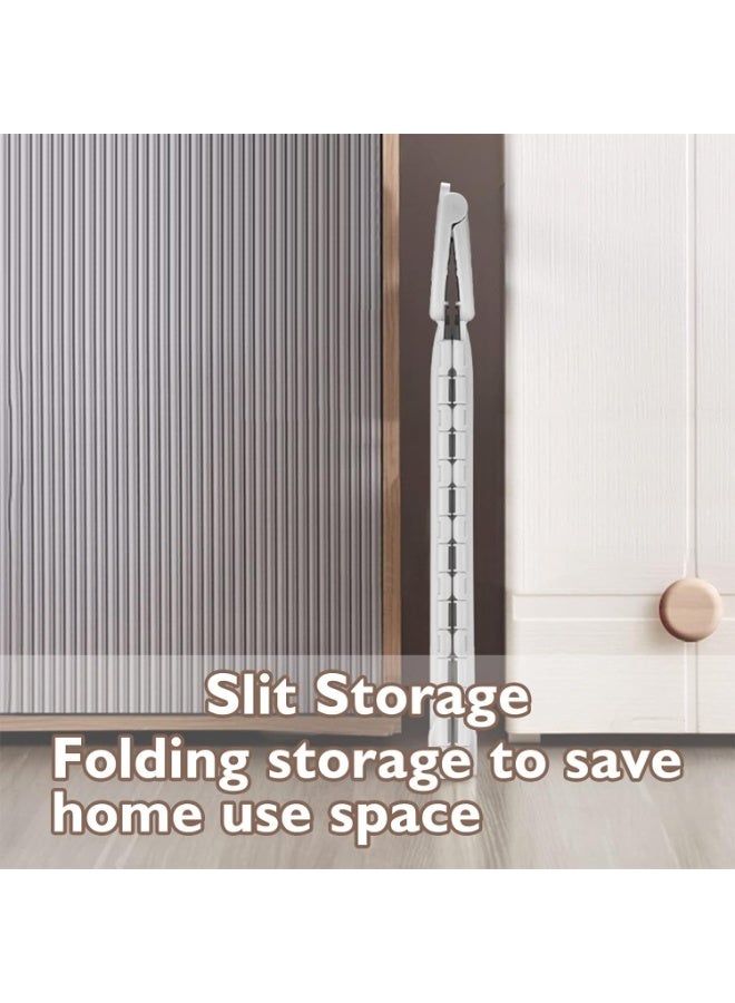 Soofam Folding Step Stool, Heavy Duty Plastic Foldable Step Stool Lightweight Foot Stool with Portable Handle, Compact Plastic Foldable Step Stools for Bathroom, Bedroom, Kitchen (White) - Image 4