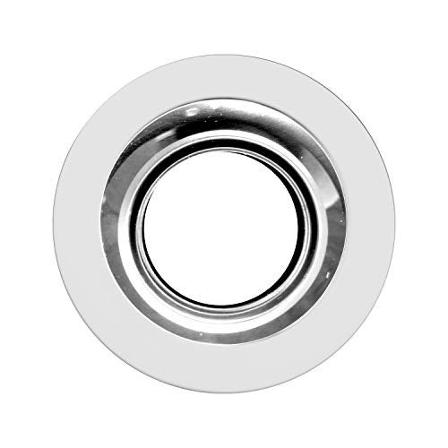 NICOR Lighting 4 in. White Specular Recessed Cone Trim (19504) - Image 4