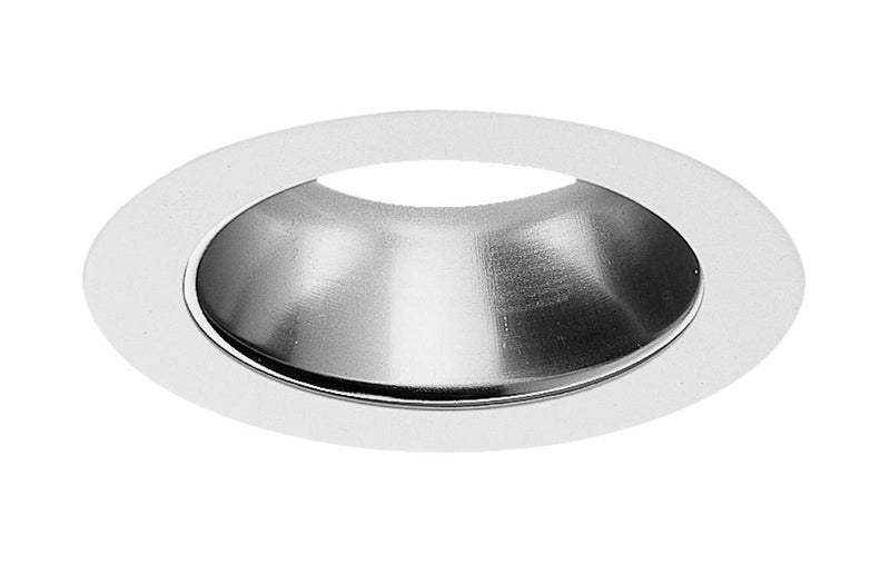 NICOR Lighting 4 in. White Specular Recessed Cone Trim (19504) - Image 2