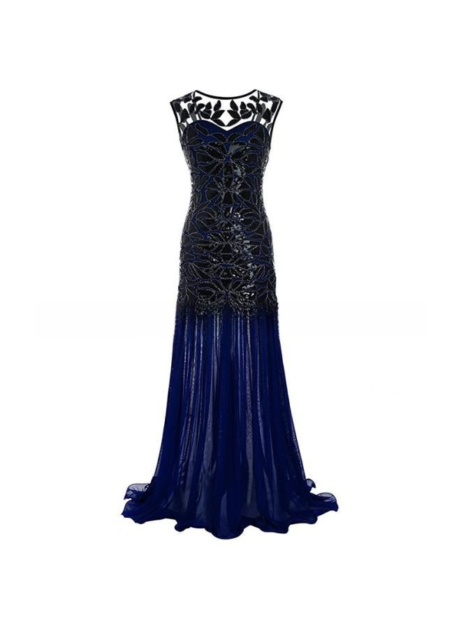 920 Cross Border Women's Dress Plus Size Ball Gown Vintage Sequ Banquet Long Gown