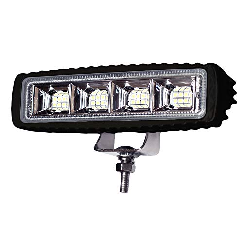 Wave One Marine Hi-Lumen LED Spreader Light | IP68 Waterproof Boat Deck Flood Beam | Bright 2000+ Lumen Output for Night Fishing (Black Housing) - Image 1