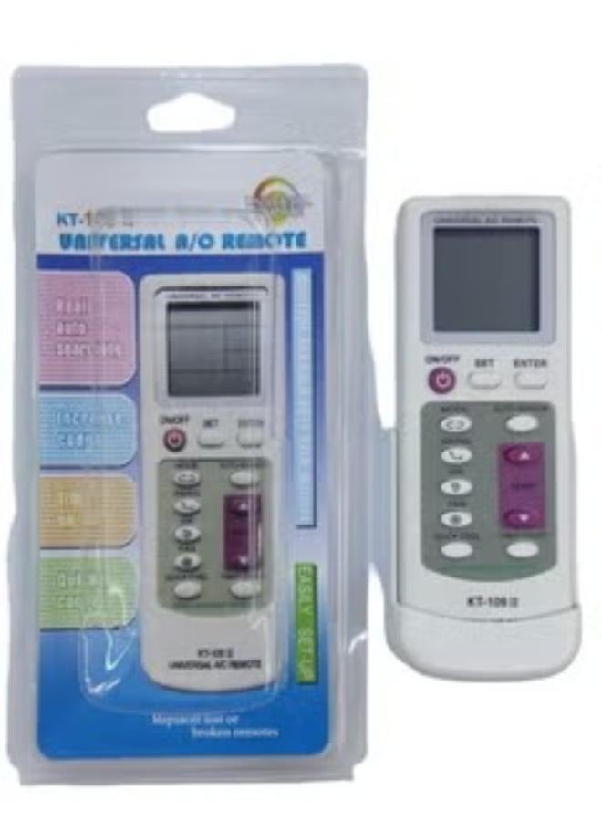 يونيفرسال ريموت جهاز تحكم عن بعد شامل لأجهزة تكييف هواء سبليت فضي