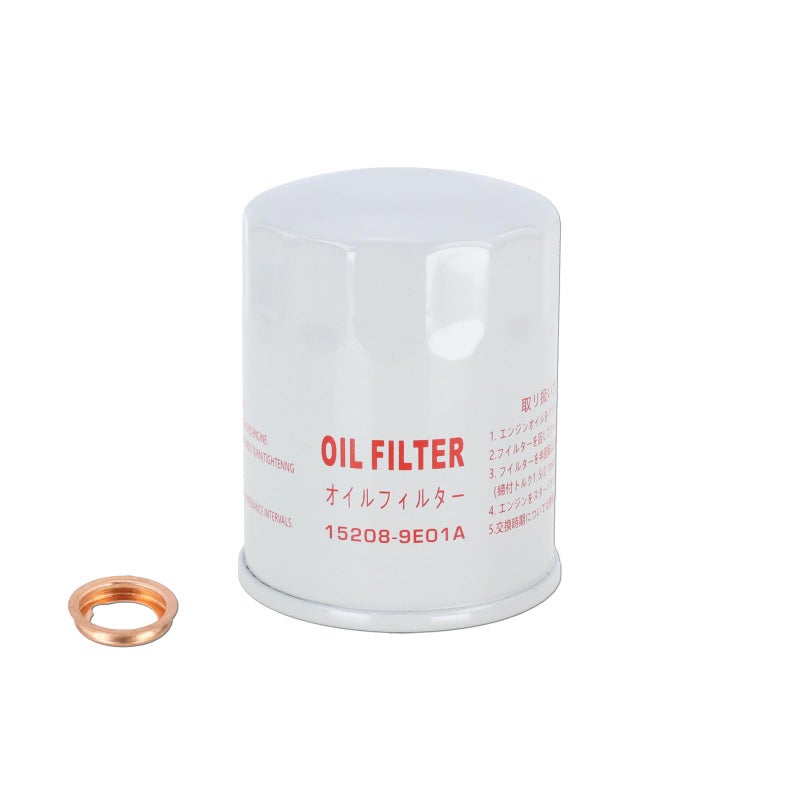 Kefly 152089E01A Engine Oil Filters Fits for Nissan Sentra Altima Frontier Pathfinder Maxima Infiniti with Drain Plug Gasket 11026JA00A 1 PCS