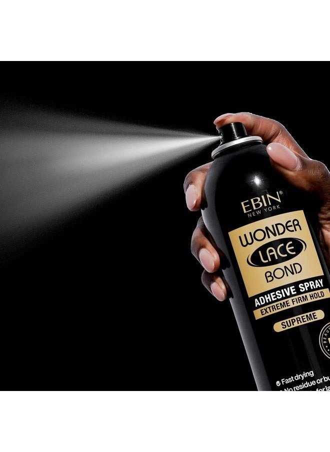 EBIN NEW YORK Wonder Lace Bond Adhesive Spray Supreme 3Pack Extreme Firm Hold 6.08Oz/ 180Ml | Active Use Fast Drying No Residue No Buildup Powerful Hold Allday Hold Daily Wig Application  - Image 3