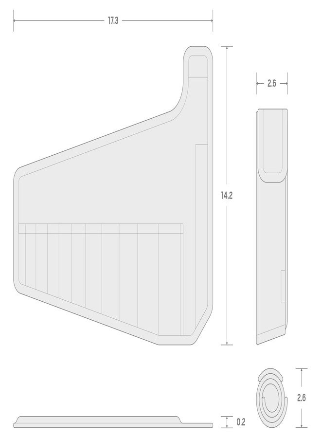 TEKTON 11-Tool Combination Wrench Pouch (1/4-3/4 in.) | OTP21102 | Made in USA - Image 5