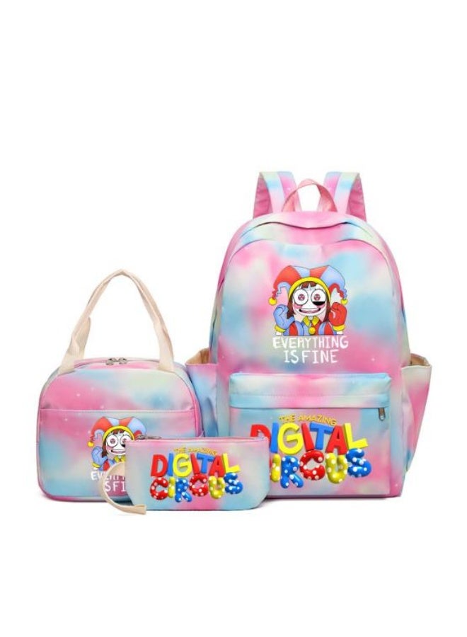 general Fun cartoons accompanied by three-piece set of fashionable and practical bags (available for students, children, friends on outings, mountain climbing, etc.) - 429 - Image 1