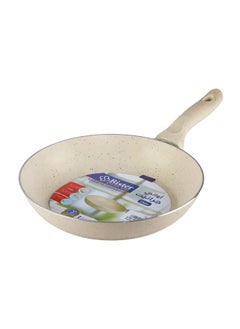 Bister Granite Fry Pan 20Cm Beige Color Made Of High-Quality Nonstick Fry Pan With Flat Bottom Suitable For Induction Cooker Halogon Oven And Gas Stove.  - Image 1