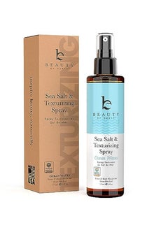 Beauty by Earth Sea Salt Spray For Hair Men & Women Dry Texture Spray For Hair Wavy Hair Products Texturizing & Volumizing Spray Hair Texture Spray Curl Spray Beach Waves Spray Hair Spray  - Image 1