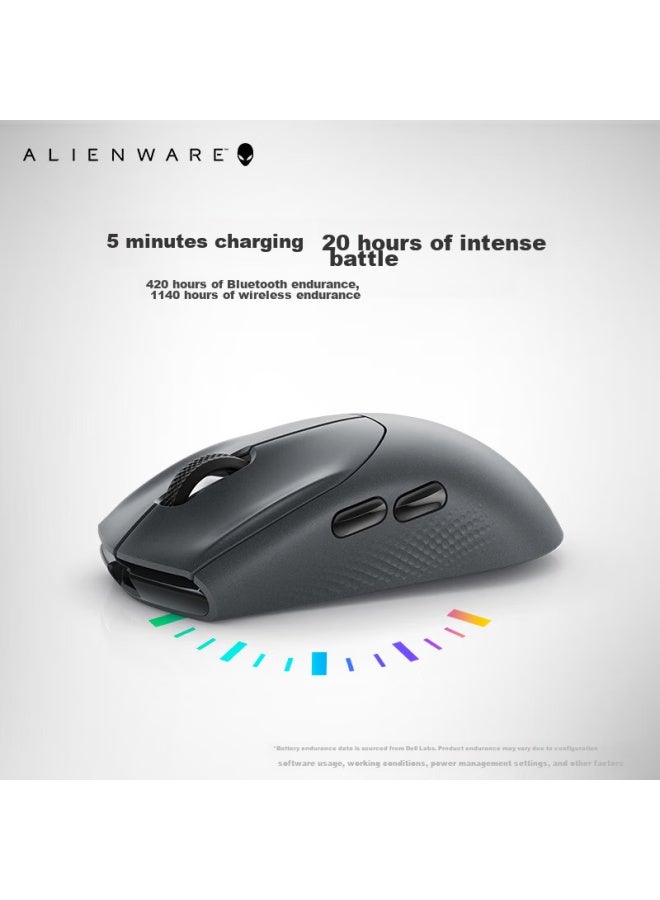 Alienware Aw720m Black Myth： Wukong Gaming Mouse, Tri-mode Wireless Bluetooth, High-end E-sports Mouse, Long Battery Life, 26000 High Dpi, Tri-mode, Ultra-long Battery Life, 8 Customizable Buttons - Image 4