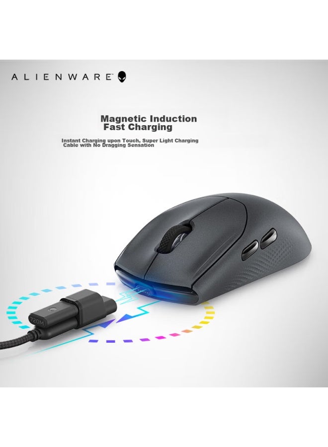 Alienware Aw720m Black Myth： Wukong Gaming Mouse, Tri-mode Wireless Bluetooth, High-end E-sports Mouse, Long Battery Life, 26000 High Dpi, Tri-mode, Ultra-long Battery Life, 8 Customizable Buttons - Image 5