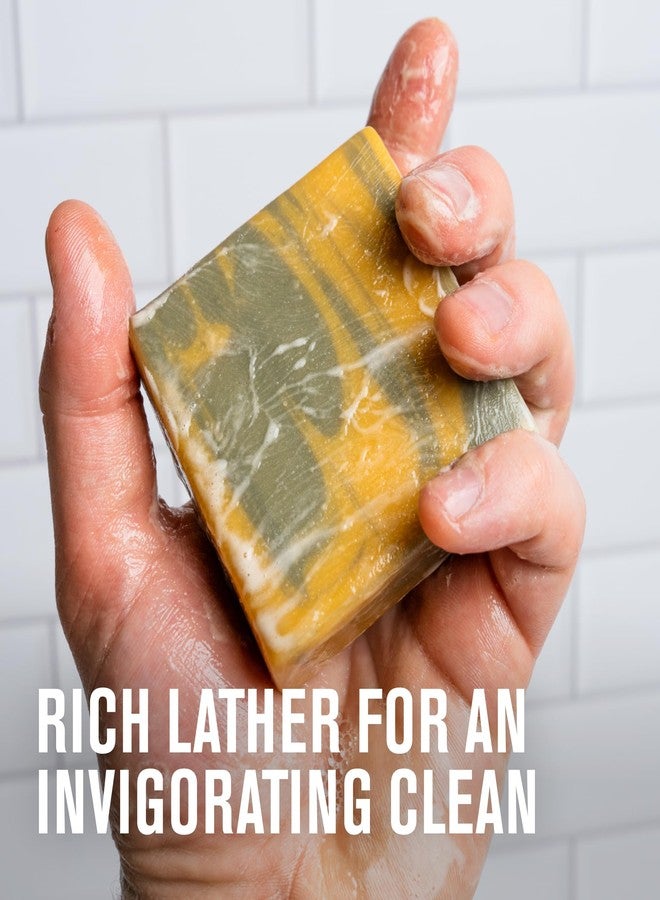 Every Man Jack Cold Processed Mens Bar Soap - Subtle Amber + Sandalwood Scent - Deeply Cleans & Hydrates w/Naturally Derived Ingredients - (3 Pack) - Image 2