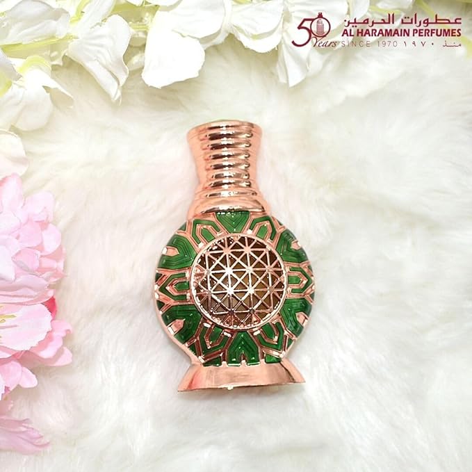 Al Haramain Perfumes عطر الهرمين أميرة 12 مل زيت عطر فاخر خالي من الكحول عطر عربي طويل الأمد برائحة زهرية وحمضية للرجال والنساء زيت أساسي فاخر أفضل زيت شرقي للاستخدام اليومي - Image 4