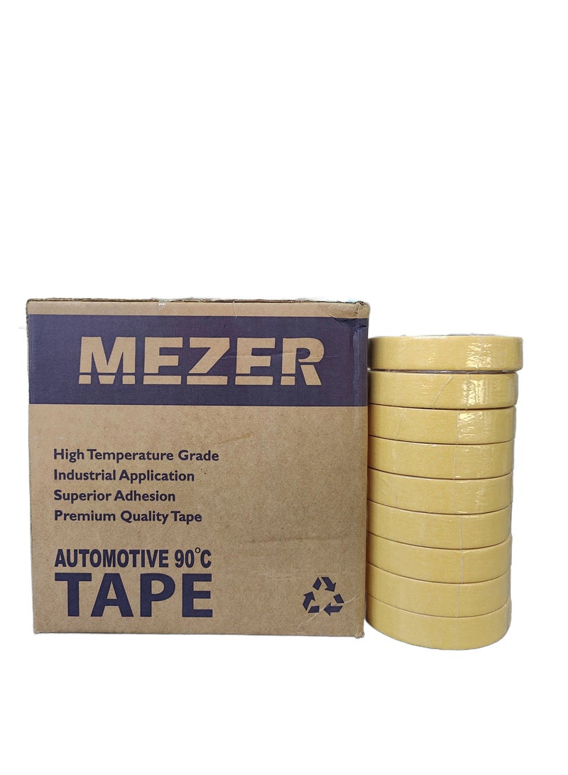Generic MEZER Masking Tape 1 Inch, Pack of 36, 40-Yard Length, For Painting  - Image 3