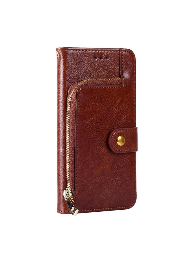 S-TOP Case For Samsung Galaxy M54 5G Zipper Bag Leather Phone Case - Image 2