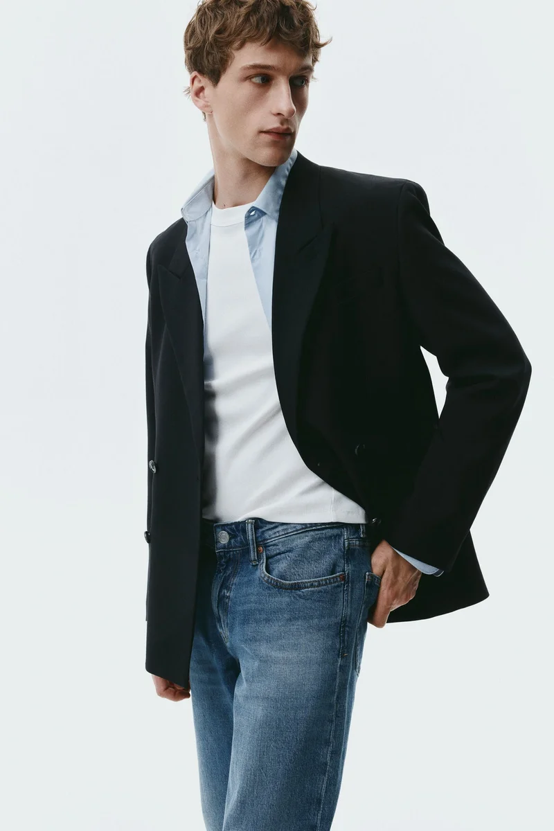 H&M  Straight Regular Jeans for Men | Best Price UAE