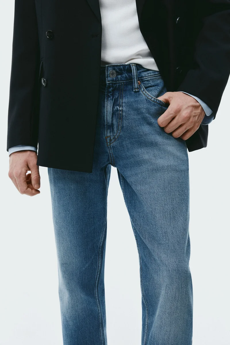 H&M  Straight Regular Jeans for Men | Best Price UAE