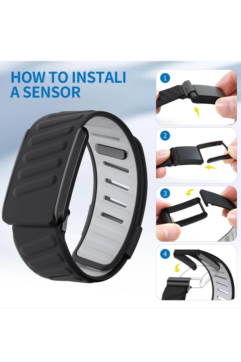 Whoop Band Silicone Wristband, Silicone Replacement Wristband, Compatible with WHOOP Strap 4.0 Strap, Ultra-Soft, Waterproof and Sweat-Resistant, Durable, Breathable, Adjustable Strap, Suitable for Men and Women - Image 3
