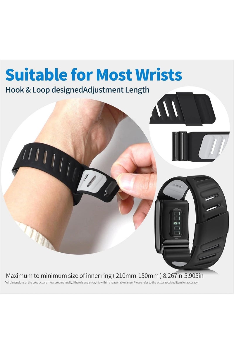 Whoop Band Silicone Wristband, Silicone Replacement Wristband, Compatible with WHOOP Strap 4.0 Strap, Ultra-Soft, Waterproof and Sweat-Resistant, Durable, Breathable, Adjustable Strap, Suitable for Men and Women - Image 2