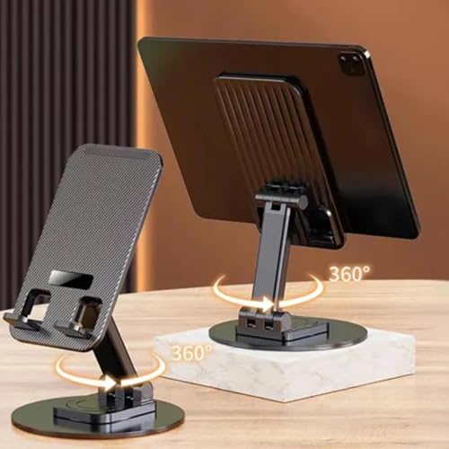 Radiant Universal Mobile Holder Stand with Metal Body Phone Mount | Tabletop Holder for Phones and Tablets (360° Rotable) - Image 3