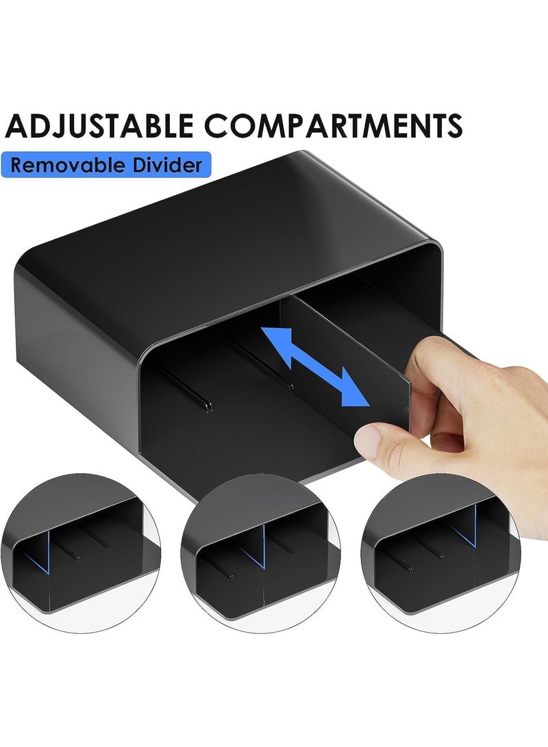 2 Pcs Dry Erase Marker Holder, Magnetic Pen Holder for Fridge, Large Capacity, Remote Control Holder for Wall Marker Holder, Whiteboard Accessories - Image 5