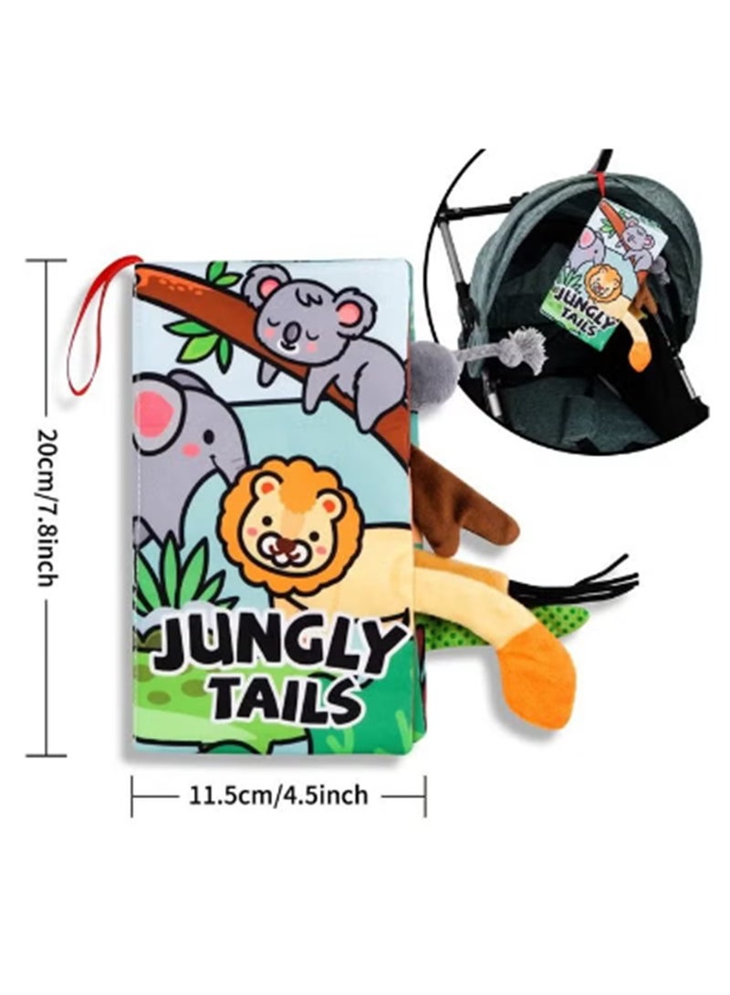 Baby Sensory Soft Cloth Books Toys for Babies 0-12 Months Infant Tummy Time Toy High Contrast Sensory Toys Touch Feel Book Babies Travel Toy Gifts for Boy Girl Baby Shower Birthday Gifts  - Image 2
