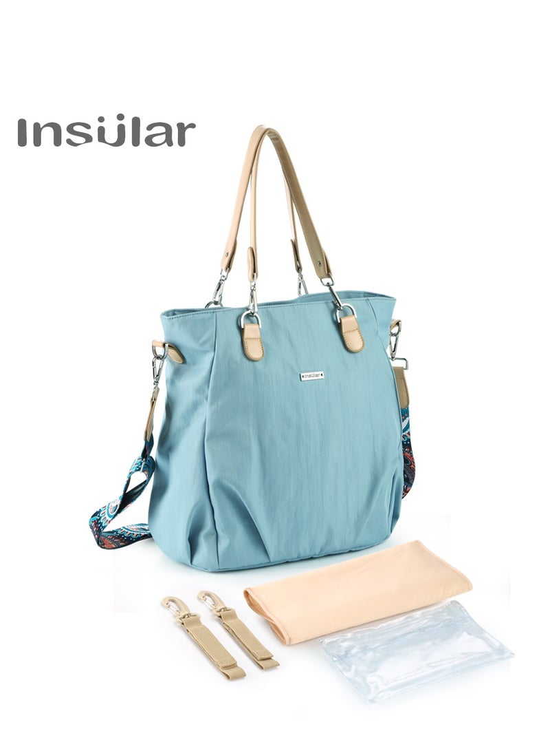 insular Large Capacity Convertible Shoulder Diaper Bag - Image 1