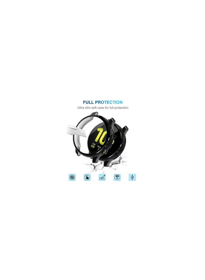 CATANES Samsung Galaxy Watch Active and Active 2 Case 40mm Soft TPU Bumper Electroplated Shockproof Protective Cover Full Coverage Shield  - Image 1