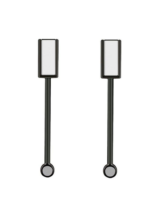 lasenersm - 2 Pieces Doublehead Magnet Stick Magic Magnet Stick For 3D Magnetic Cat Eye Gel Magic Nail Art Manicure Tool Black - Image 1