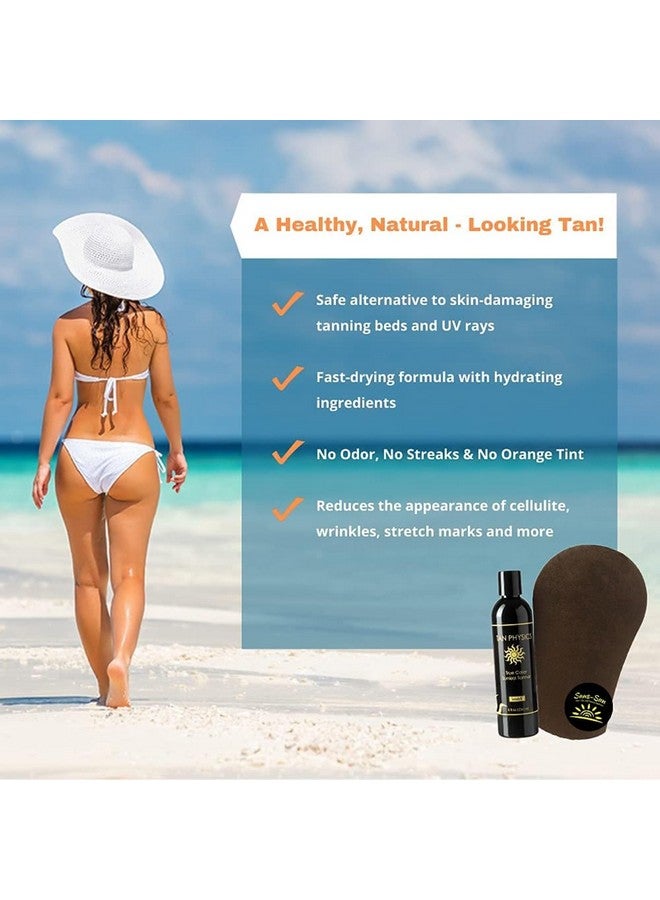Tan Physics Self Tanner, 8 Fl oz with Tanning Mitt - Tan Physics True Color Sunless Tanner - Tan Physics Sunless Tanner - Self Tanners Best sellers - Fake Tan, Quick Tan & Sunless Tan - Image 2