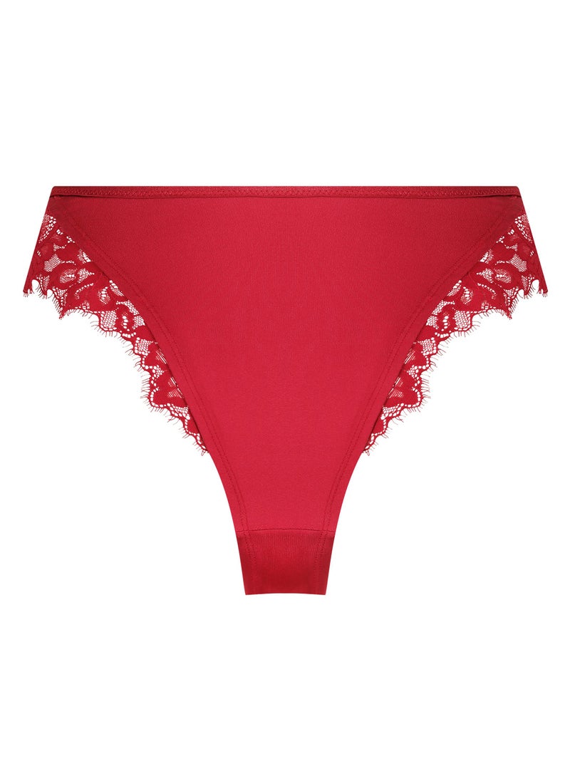 hunkemoller Lace High Leg Brief  - Image 4